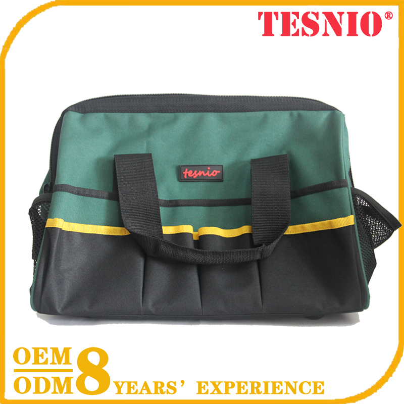 Carpenters Tool Bag for Plumbers, Zippered Bag Frame Closure Hardware TESNIO, JG2003