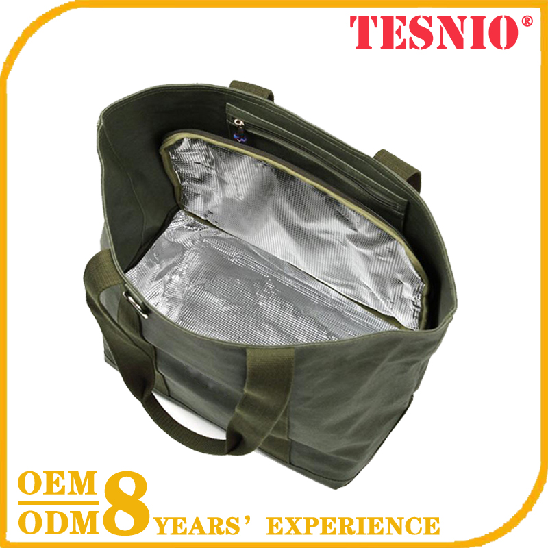 Crossbody Mini Ice Packs Fish Cooler Bag Bottle Cooler Bag TESNIO, DBB040