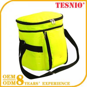 Vertical Folding Cooler Bag With Stand Wholesale Thermal Insulated TESNIO