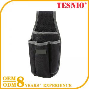 Waterproof Black Waist Bag, 2016 Newest Waist Tool Bag TESNIO